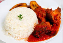 White Rice and Stew